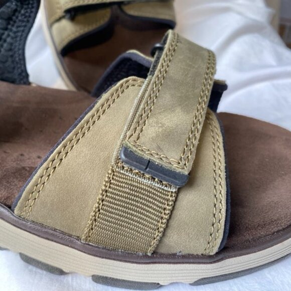 Clarks (Unstructured) - Men's 10 - Leather Sandals - New w/o Tag - Picture 11 of 13